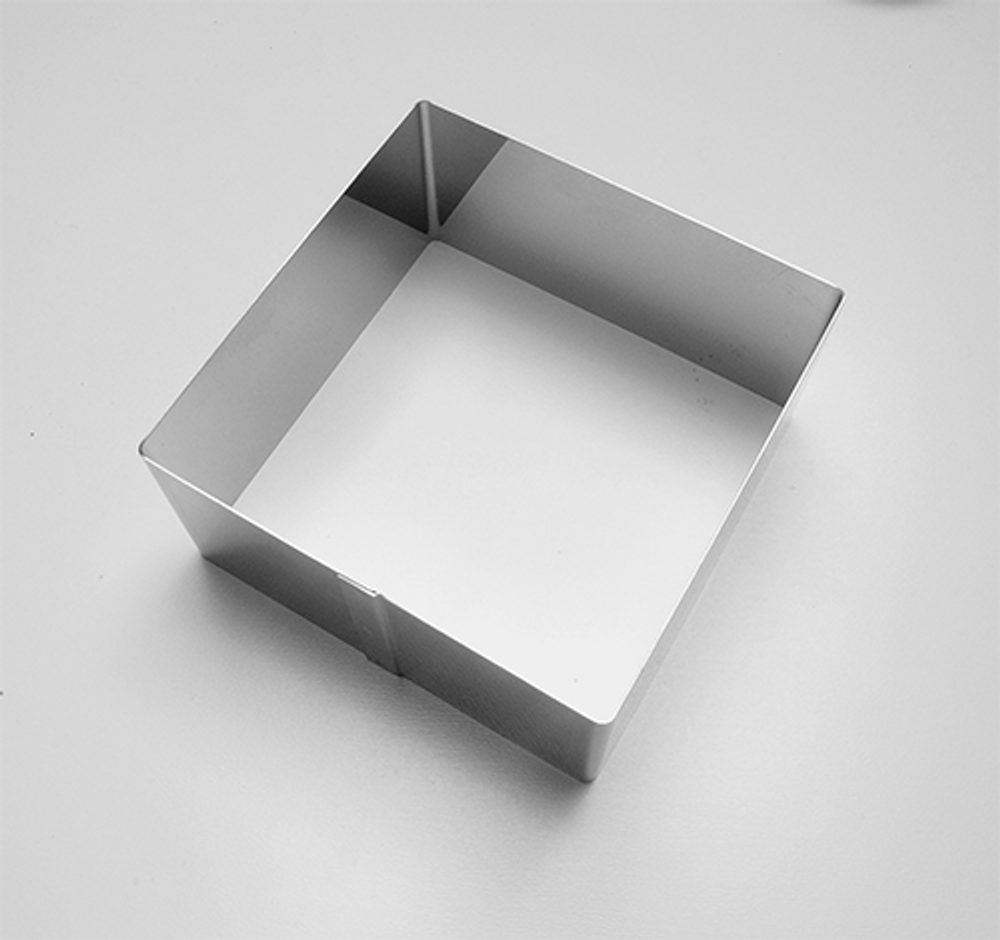 Levně form.6015 Čtverec, 8x8x4cm, na přílohy, č.6015, pocín