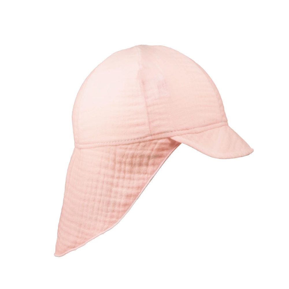 ESITO Dětská kšiltovka s krytím krku mušelín Pink - růžová / XXS - L růžová