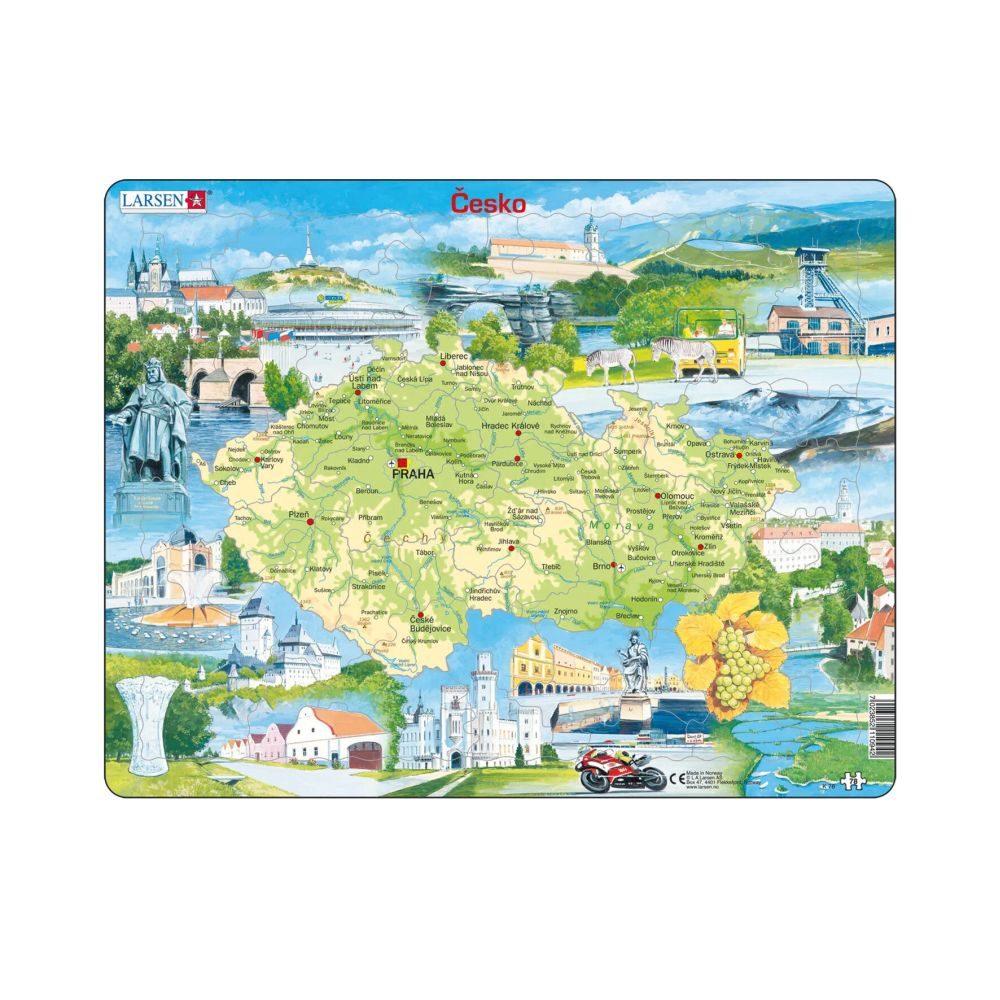 Levně ČESKÁ REPUBLIKA PAMÁTKY 78 d. EDU Puzzle