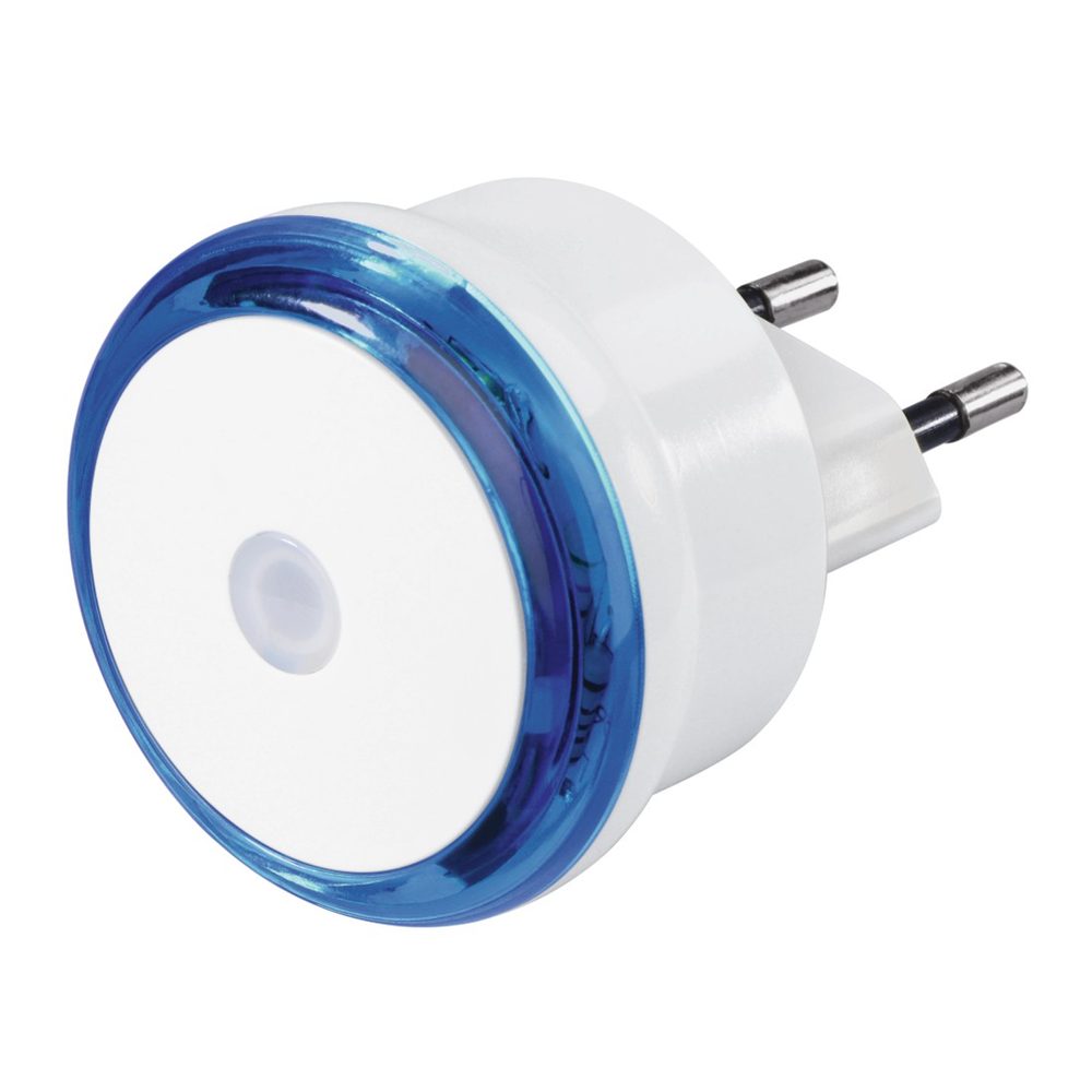 Levně Hama Basic noční/orientační LED světlo, automatické zapnutí/vypnutí, modré světlo