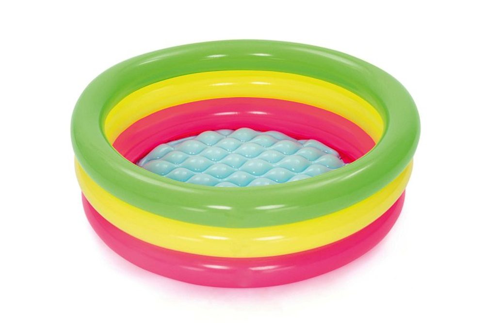 Levně Bestway Nafukovací bazének růžovo-žluto-zelený, průměr 70cm, výška 24cm