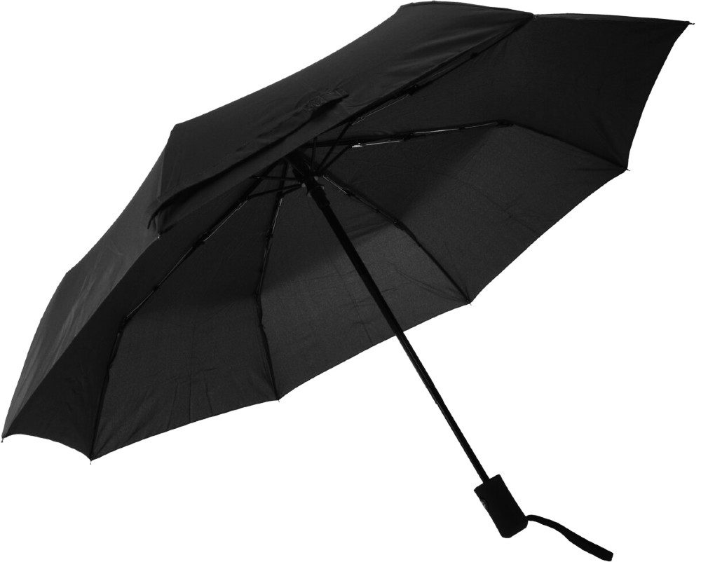 Levně EXCELLENT HOUSEWARE Deštník skládací mini 96 cm černý KO-DB7250570cern