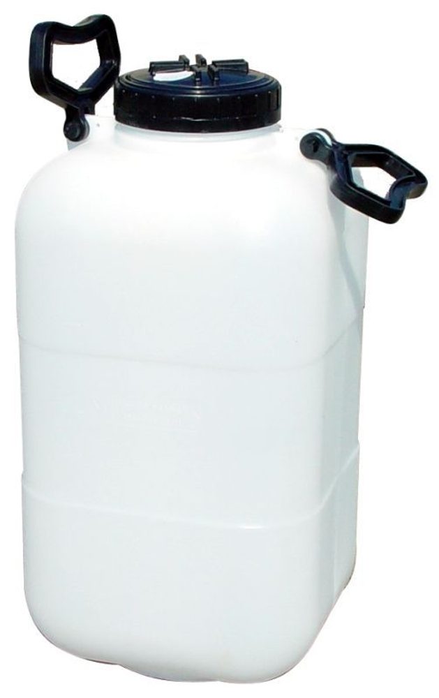Levně konev 25l-láhev širokohrdlá 115mm, hranatá,plast