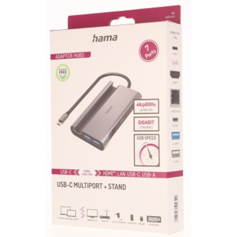 Hama USB-C hub Connect2Mobile V2, multiport, 7 portů (obrázek 5)