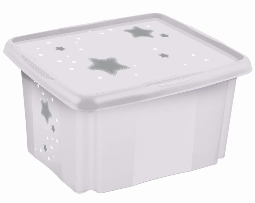 Levně box 45,0 l kosm.bílý, 55,5x40x30cm, plast