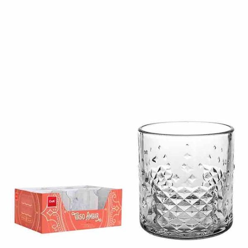 Levně Cegeco SKLENICE AMBER 390 ML, SKLO