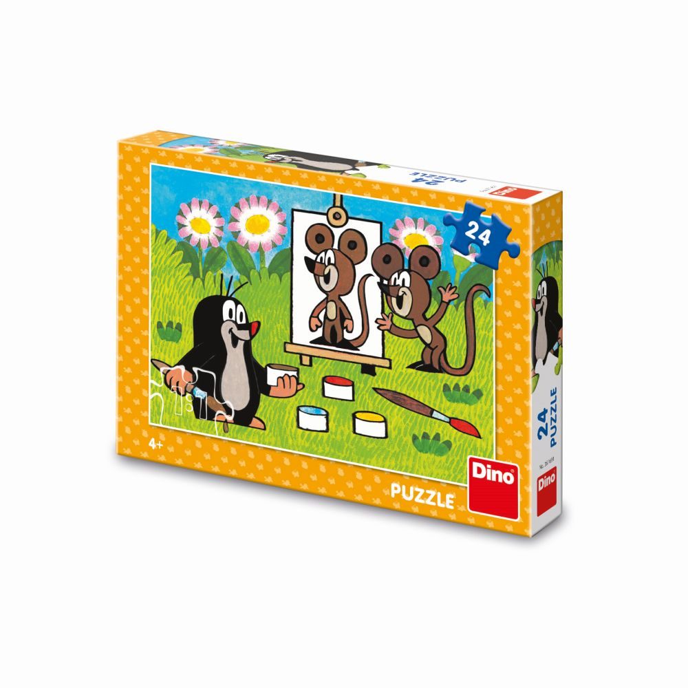 Levně KRTEK MALÍŘEM 24 Puzzle