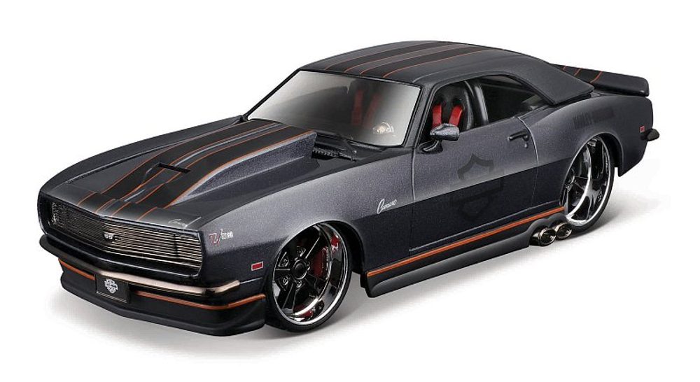 Levně Maisto - Harley-Davidson Custom, 1968 Chevrolet Camaro Z/28, 1:24