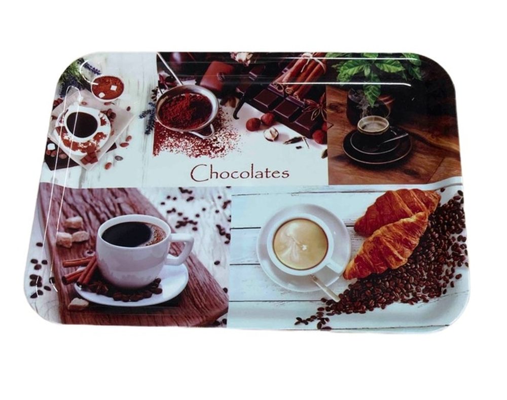 Levně podnos 28x20cm, CHOCOLATES, DEKORATIVNÍ, melamin