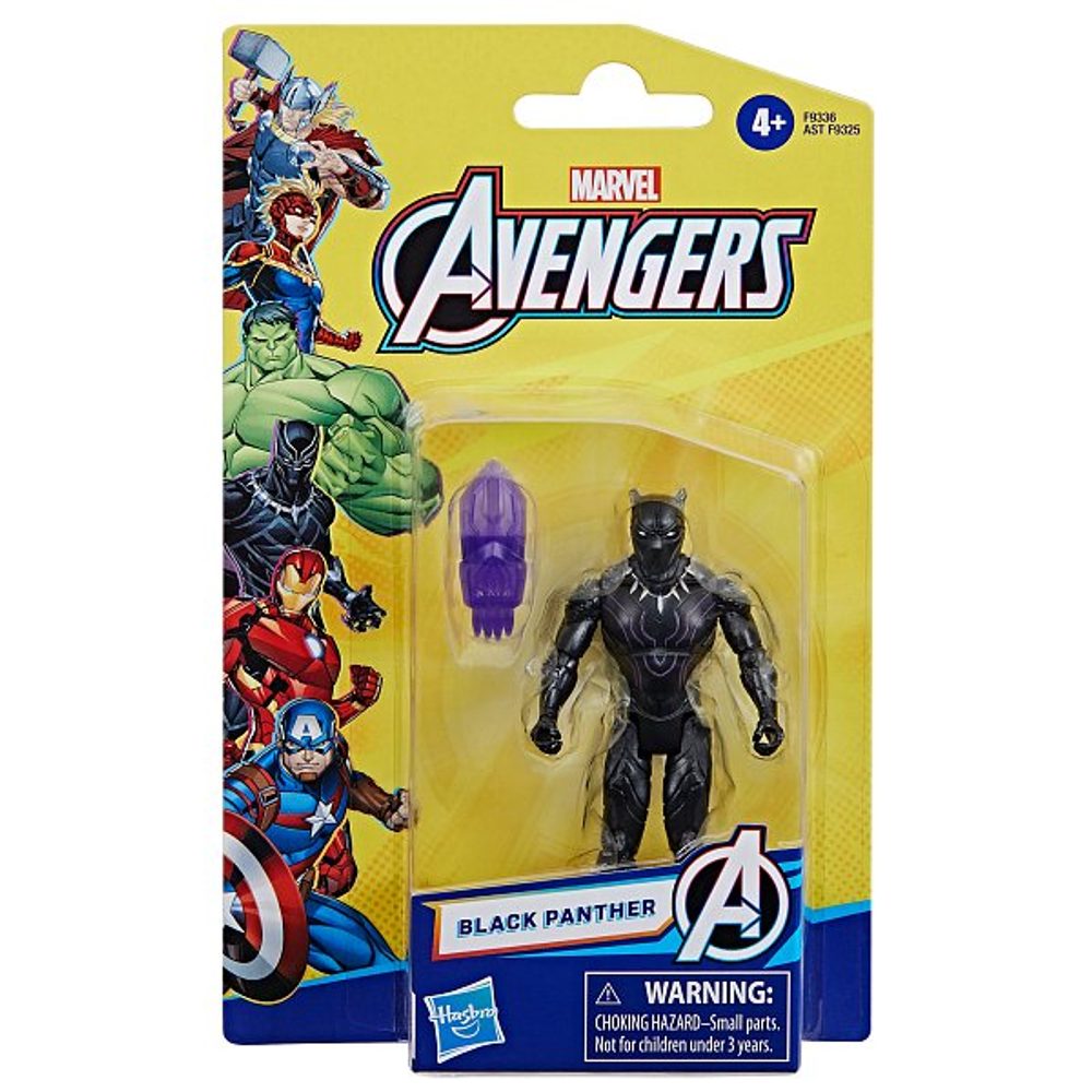 Levně HASBRO - Avengers Black Panther figurka 10cm s příslušenstvím