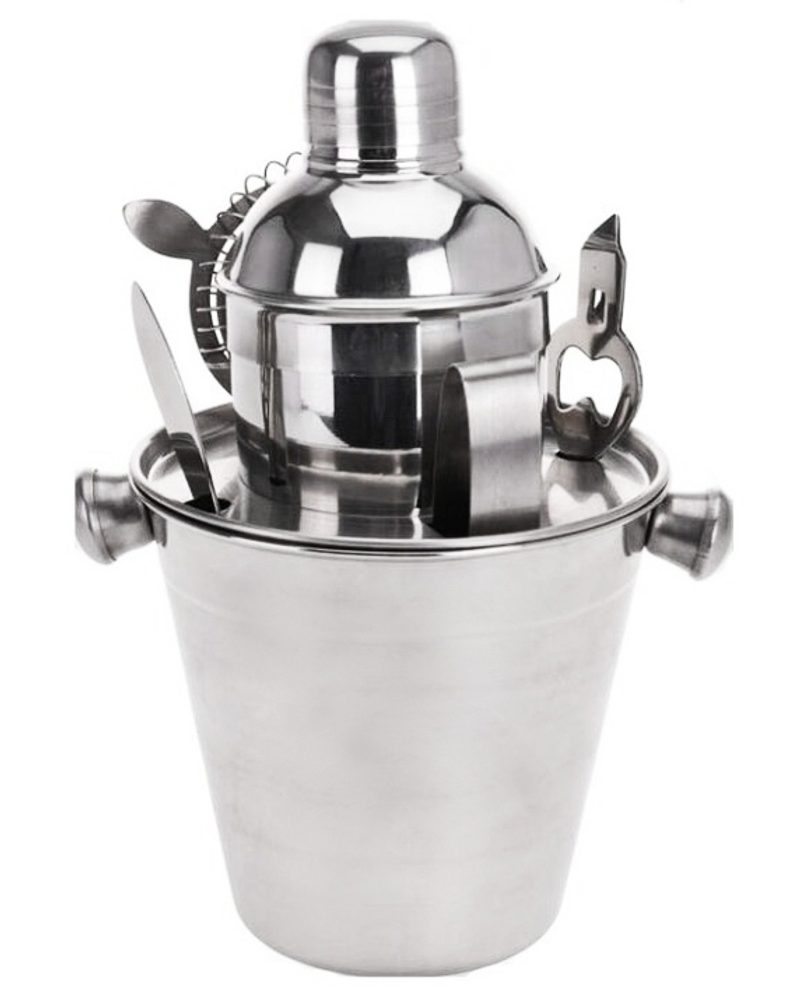 Levně EXCELLENT HOUSEWARE Shaker na koktejly nerez sada 7 ks KO-A12405160