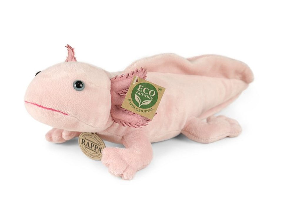 Levně RAPPA Plyšový axolotl 33 cm ECO-FRIENDLY