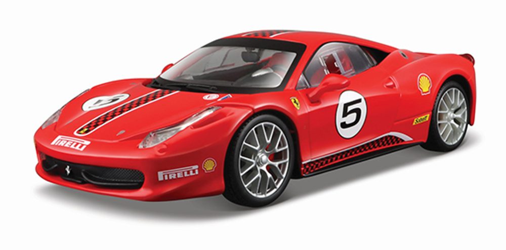 Levně Bburago 1:24 FERRARI RACING 458 CHALLENGE RED