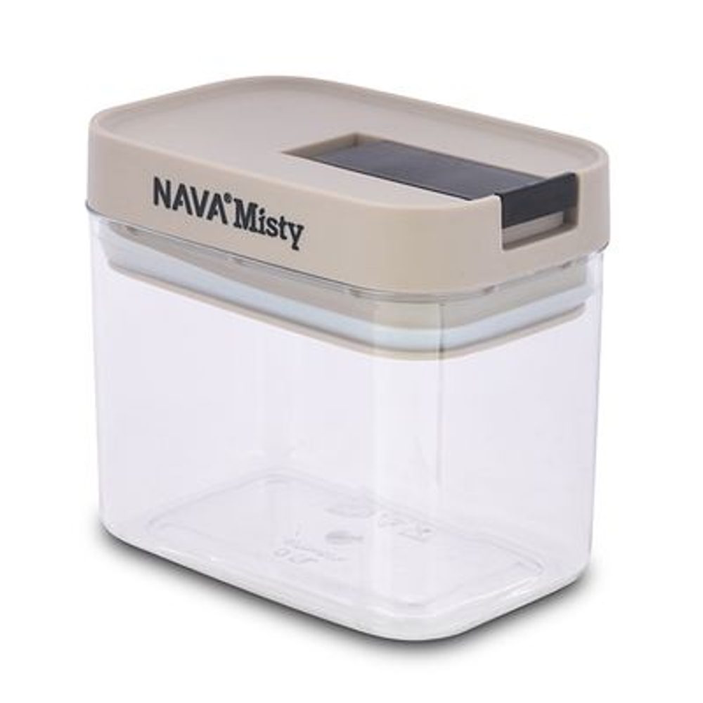 Levně dóza 0,50l MISTY, 11,5x10x7,5 cm, těsnění, pevný plast
