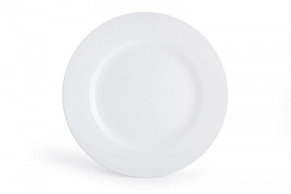Levně talíř d30,5 mělký, PIZZA, PURE Premium, silný, bílý porcelán