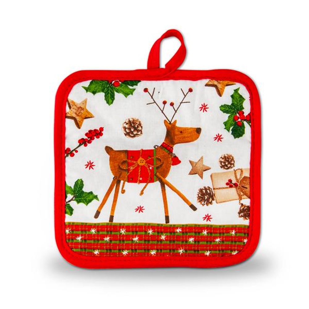 Levně TORO PODLOŽKA POD HRNEC 17X17CM, VÁNOČNÍ 3 ASSORT