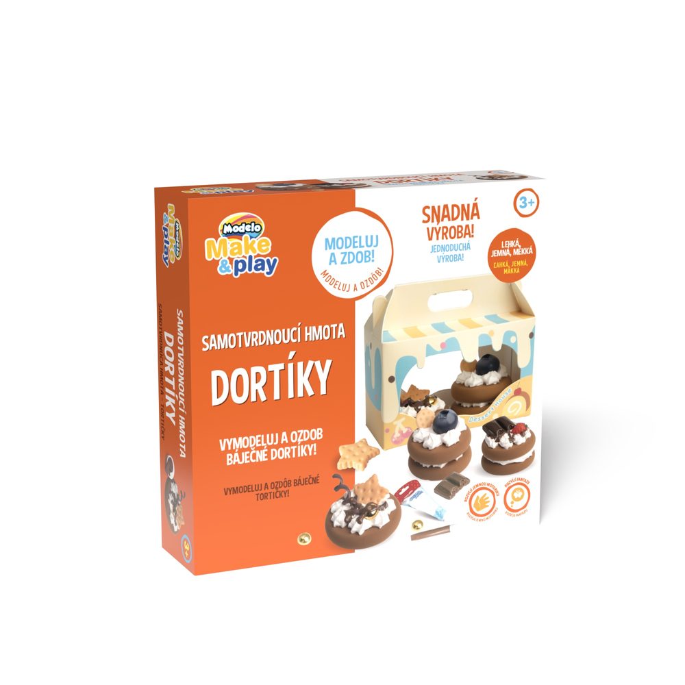 Levně MODELO Samotvrdnoucí hmota - Dortíky
