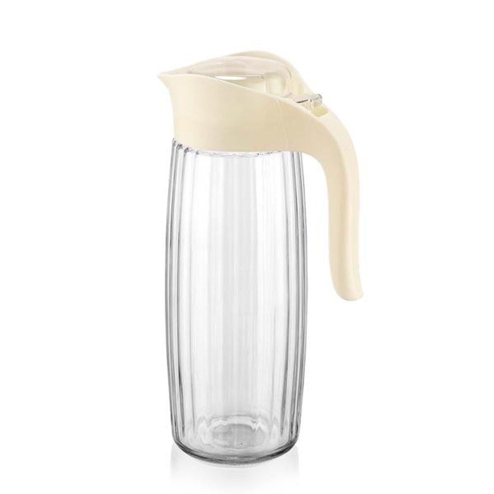Levně QLUX DŽBÁN SKLENĚNÝ S VÍKEM 1,5 L