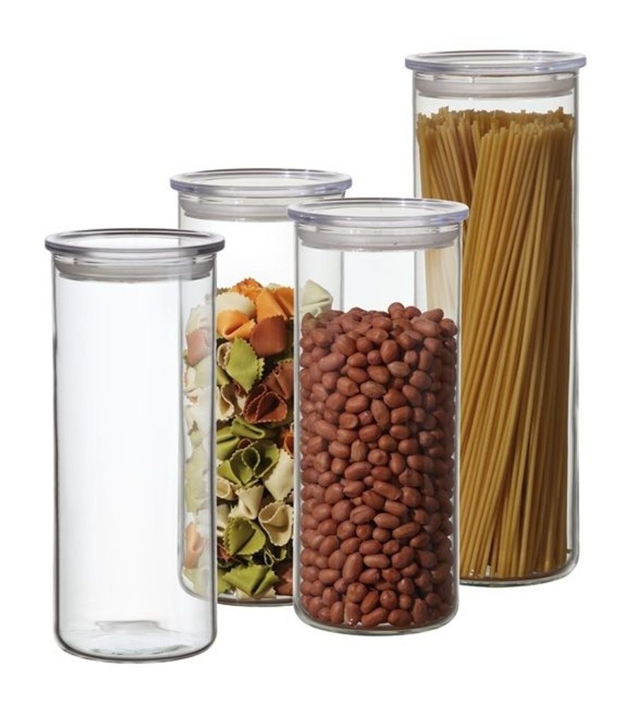 Levně dóza 1,40l, d96x233mm, zásobnice sklo SIMAX