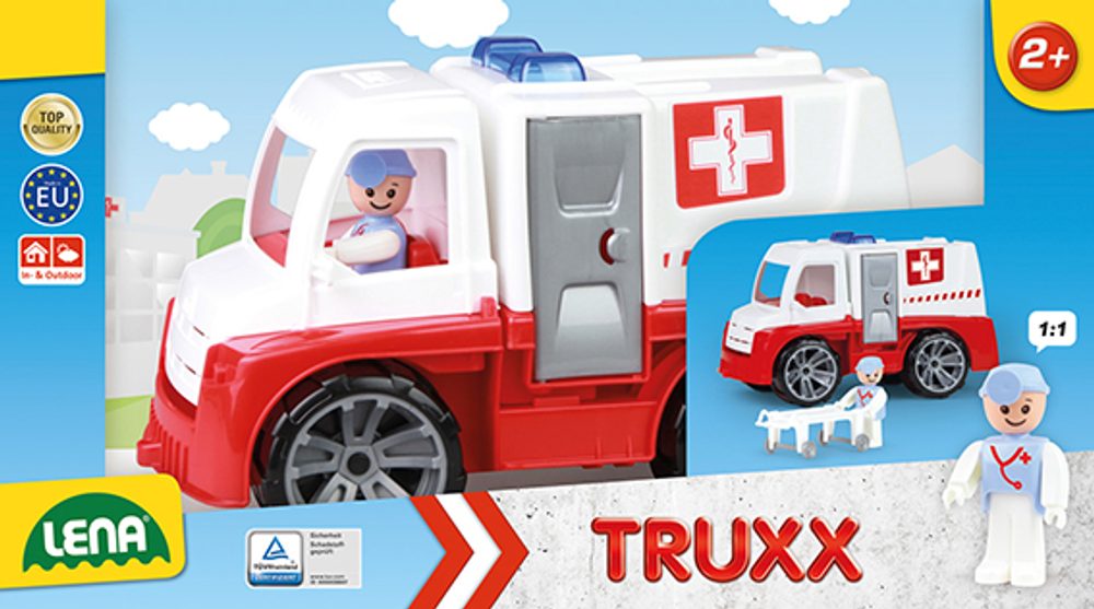 Levně Lena TRUXX sanitka, ozdobný kartón