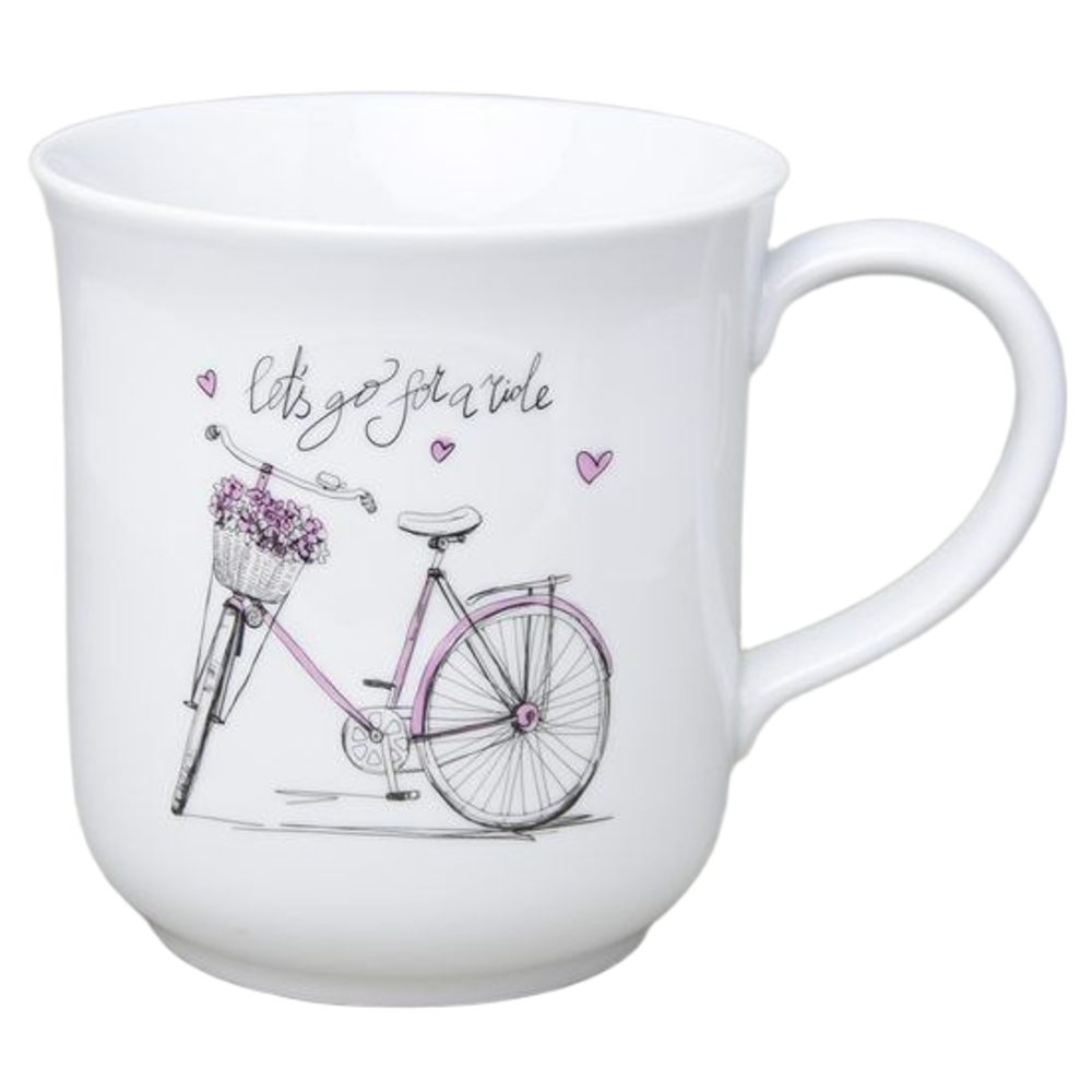 hrnek 380ml TINA - DÁM. KOLO A57460, čes.porcelán