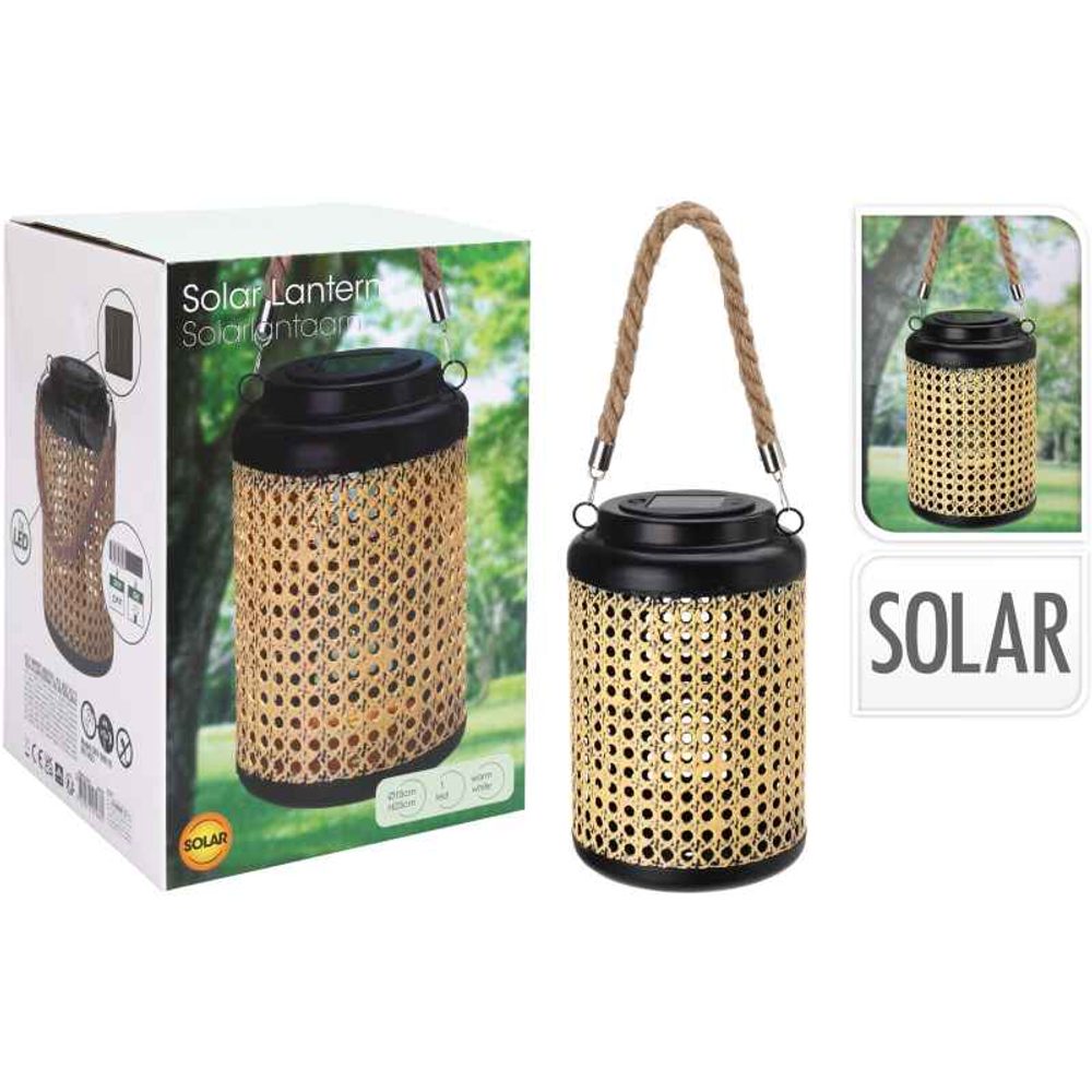 Levně PROGARDEN Solární lucerna s rukojetí 15x23 cm KO-DX9300310