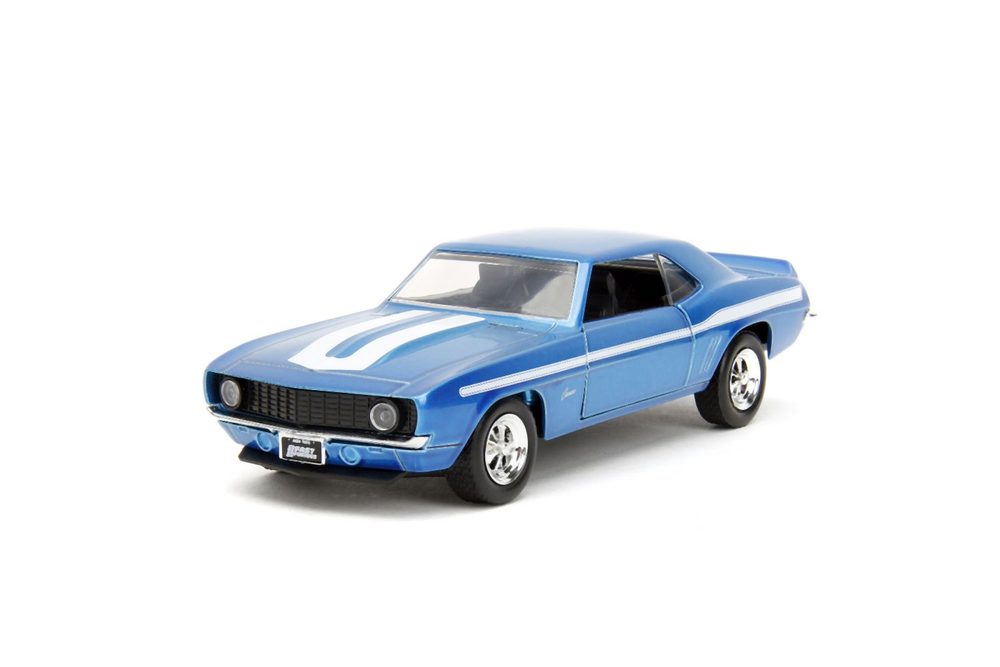 Levně Rychle a zběsile Twin Pack Chevrolet Camaro 1969 a Dodge Charge Wide Body 1968, 1:32 Wave 2/1