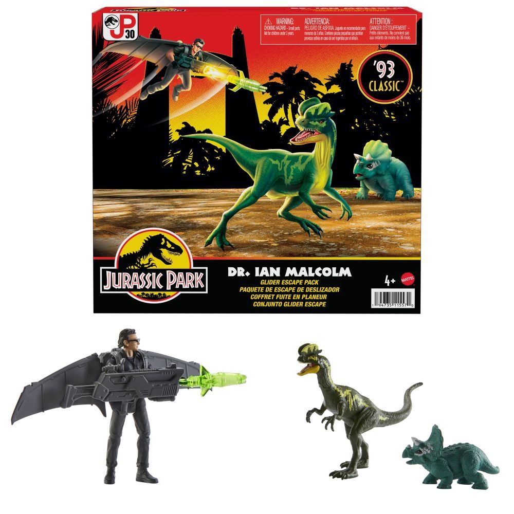 Mattel JW IAN MALCOLM S DINOSAURY A DOPLŇKY