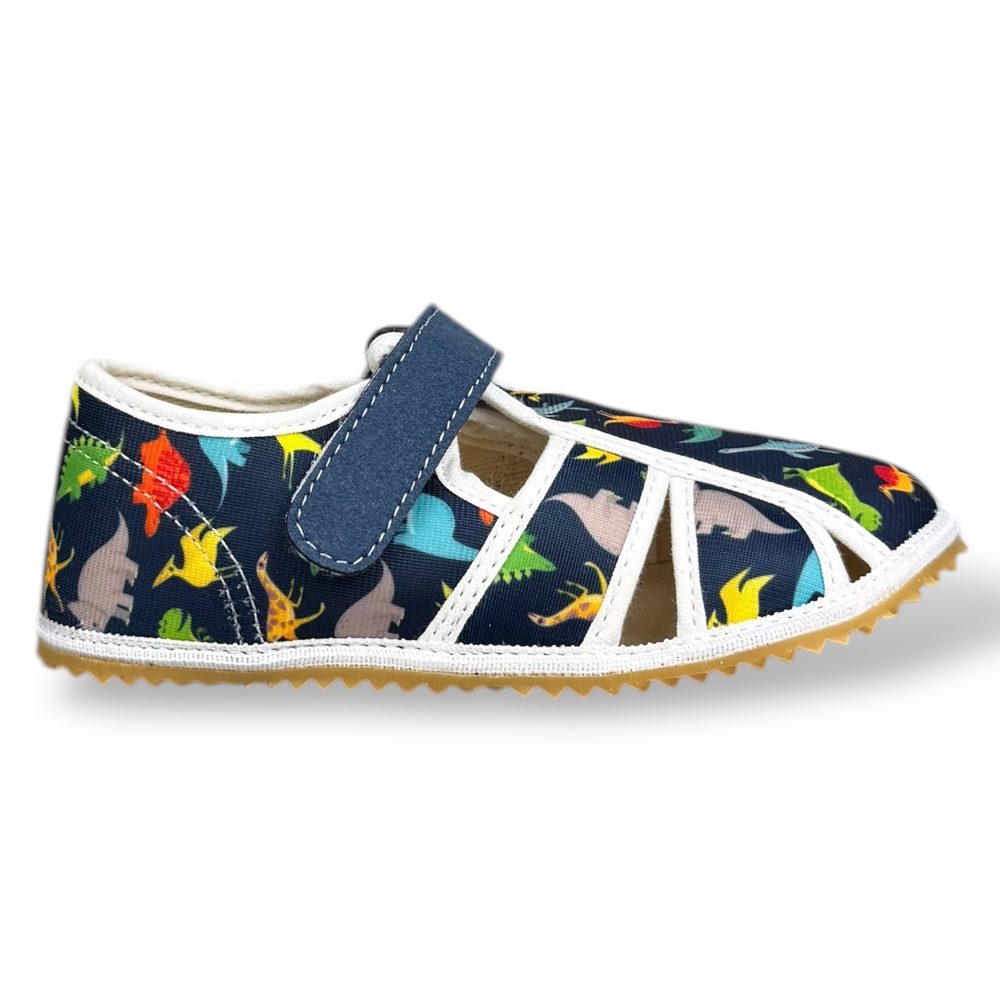 Levně Jonap Dětské barefoot bačkory - Dino - 24/
