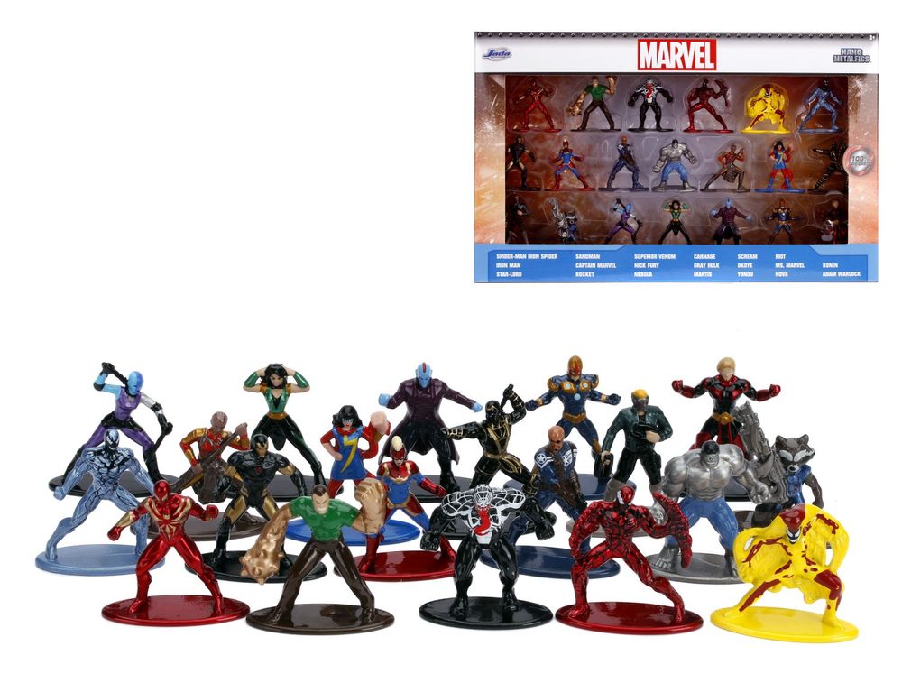 Levně Marvel Kovové sběratelské nanofigurky 20 ks