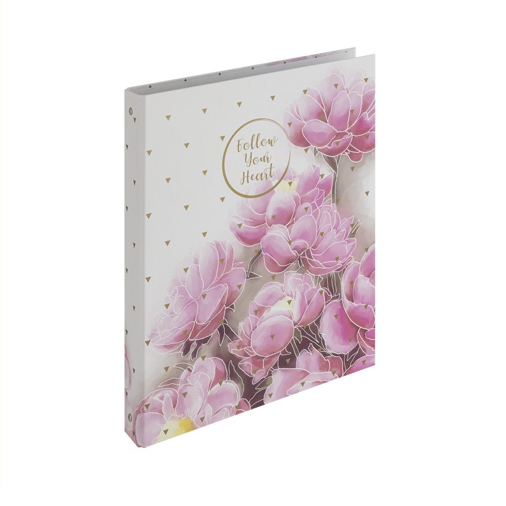 Levně Karton P+P Pořadač A4 lamino R25-4kr. Romantic magnolie 7-263