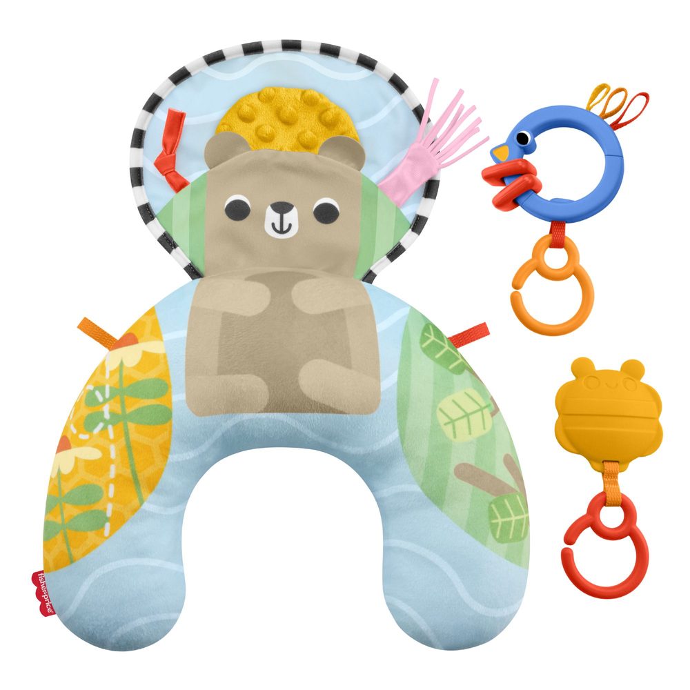 Levně Fisher Price POLŠTÁŘEK POD BŘÍŠKO MEDVÍDEK