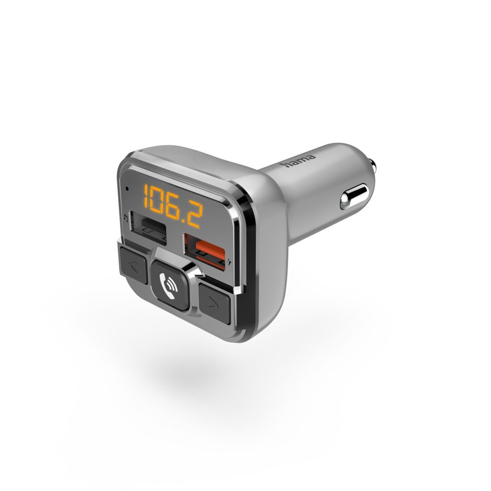 Levně Hama Bluetooth FM transmiter pro autorádio, 2x USB, mSD