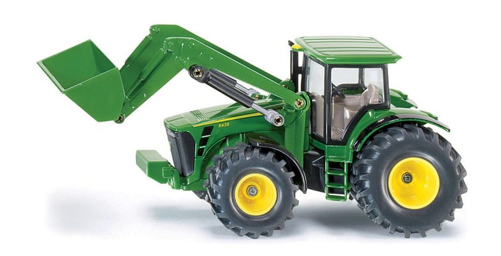 Levně SIKU Farmer - traktor John Deere s předním nakladačem, 1:50