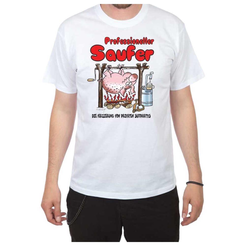 Levně Modadeti Professioneller Saufer! Die Verzierung von privaten suffpartys. - 3XL bílá