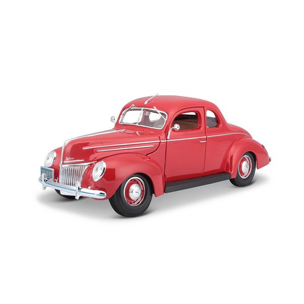 Maisto Maisto - 1939 Ford Deluxe Coupe, červená, 1:18