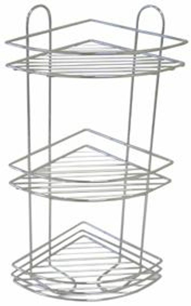 Levně TORO polička rohová koupelnová 23,1 x 31 x 58 cm