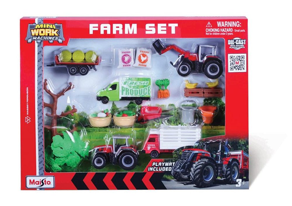 Levně Maisto - MEGA Farmářský set, Massey Ferguson