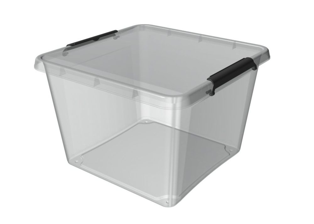 Levně box 32,0l SIMPLE-1622, 39x39x26cm, transp.plast