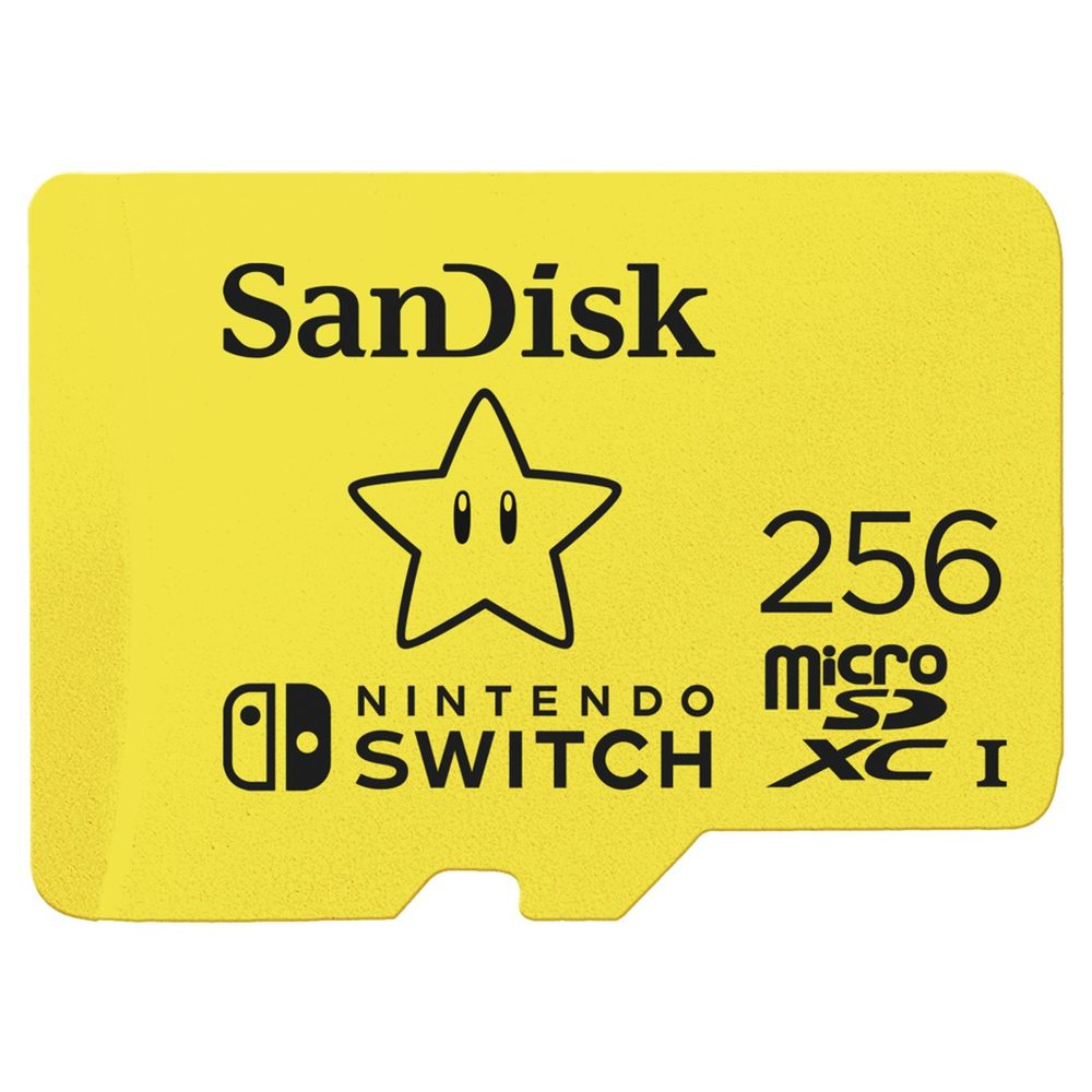 Levně Sandisk Nintendo Switch micro SDXC 256 GB 100 MB/s A1 C10 V30 UHS-1 U3