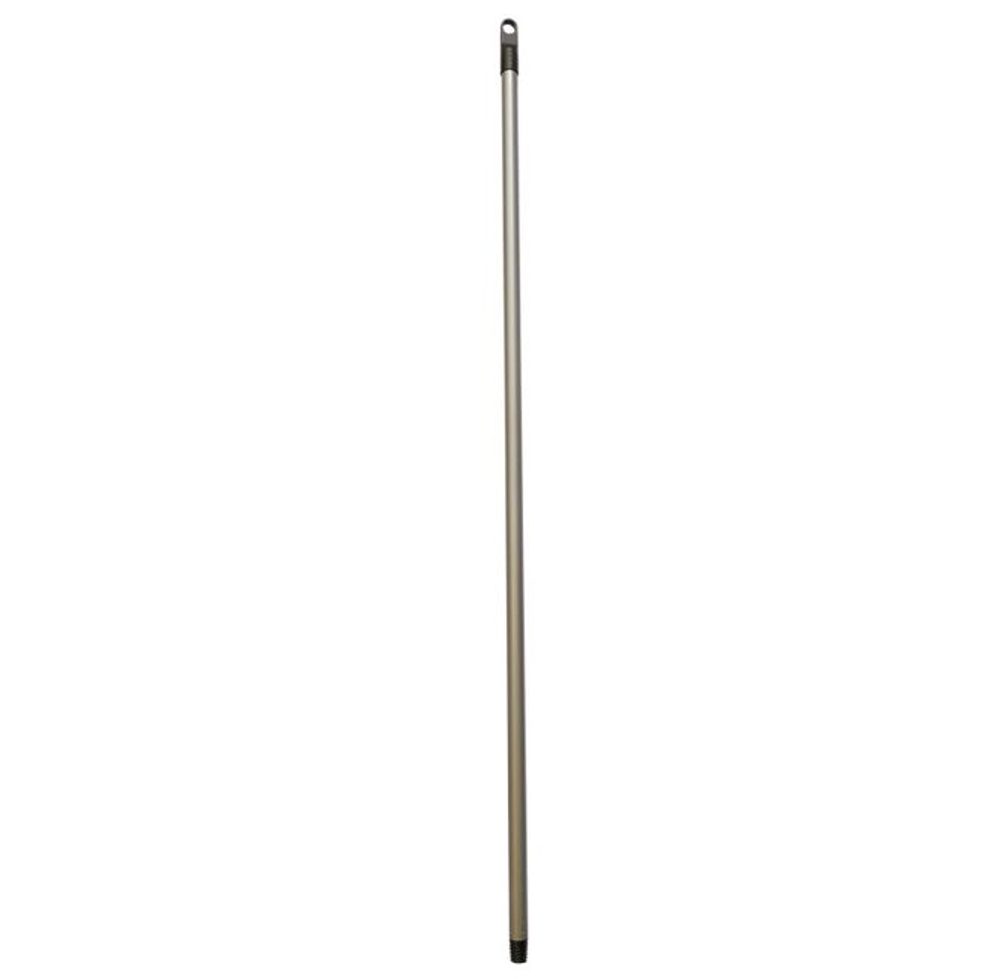 Levně hůl 120cm STŘÍBRNÁ, hr.závit, kov/plast