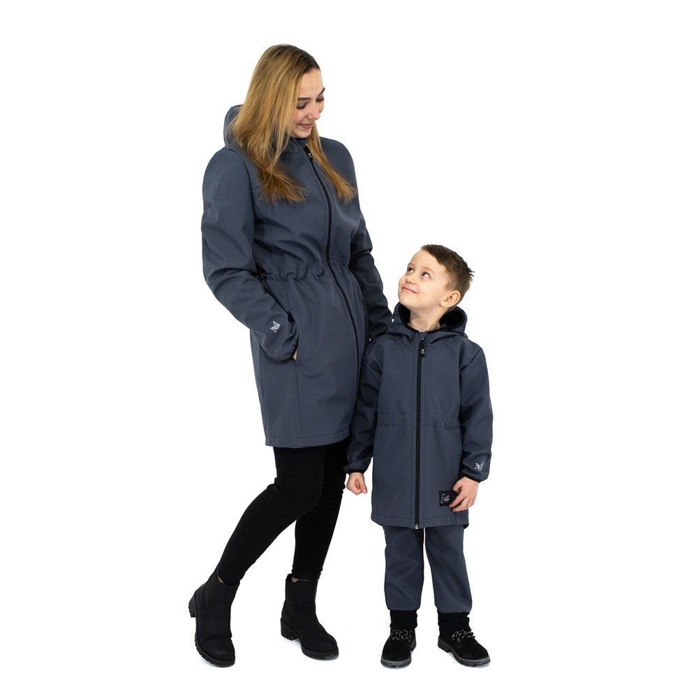 Levně ESITO Dětská parka Elega Grey - šedá / 86 - 110 šedá