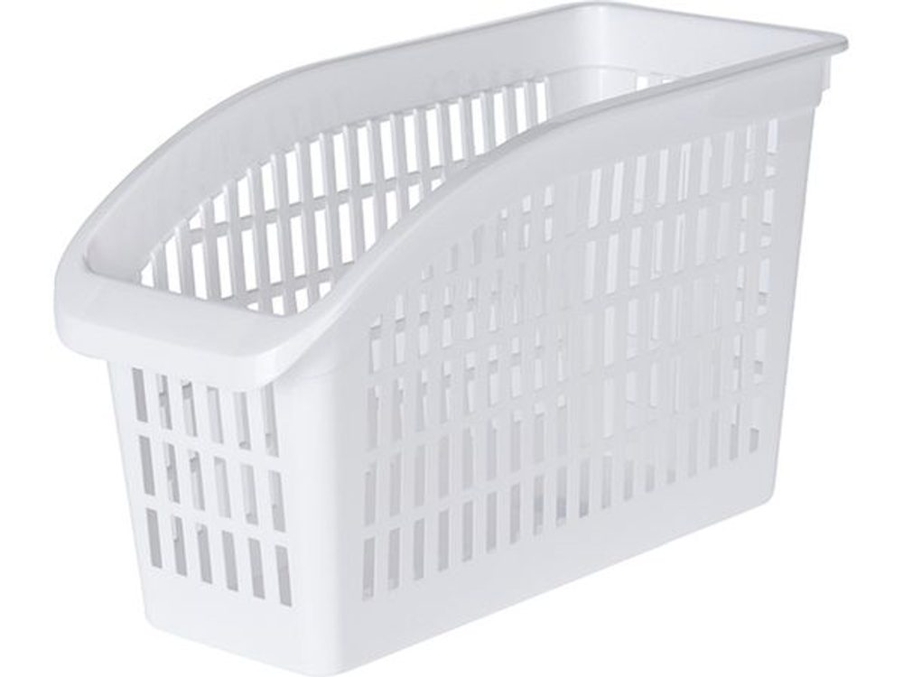 Levně košík-organizér 13x29x17cm, bílý, plast