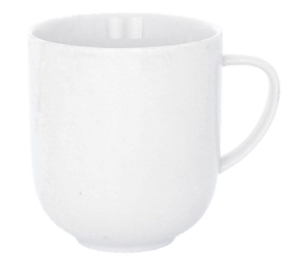 Levně hrnek 500ml, KLASIK, bílý porcelán