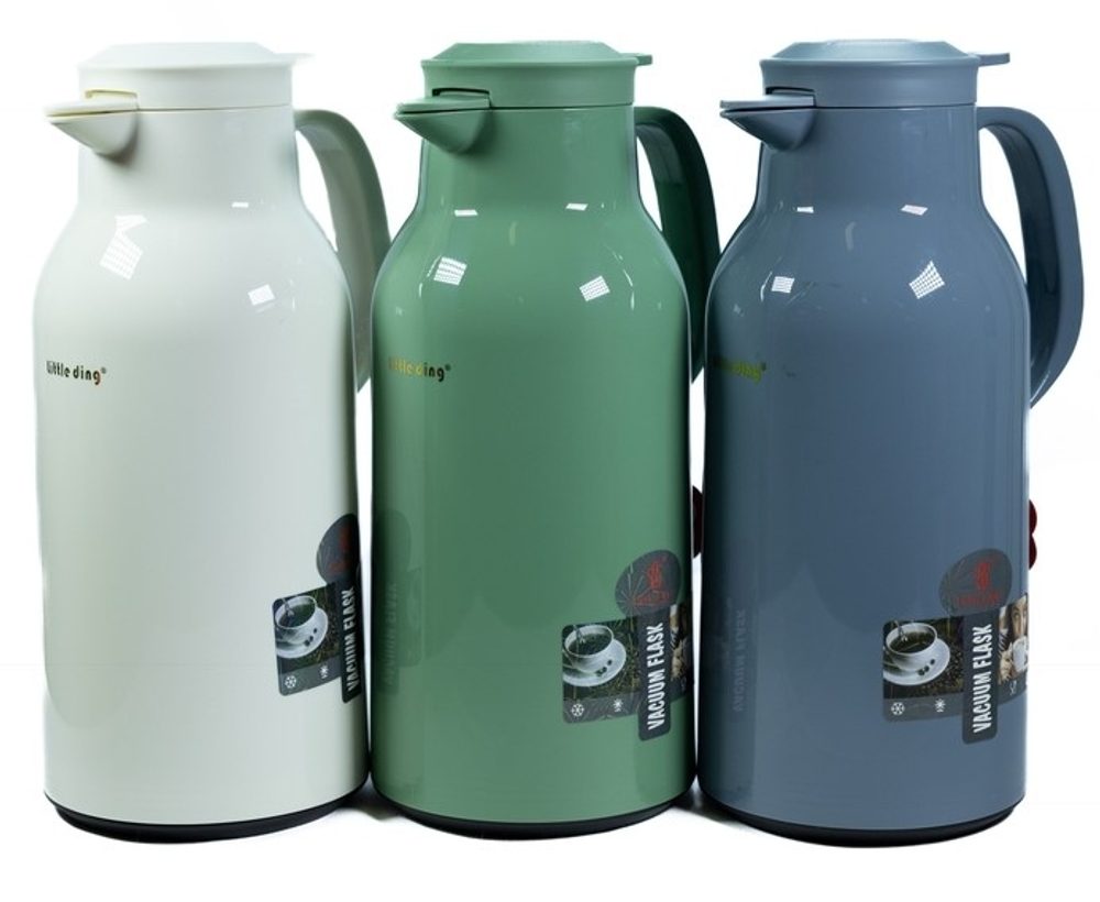 Levně termokonvice 1,9l, 3BARVY, sklo/kov