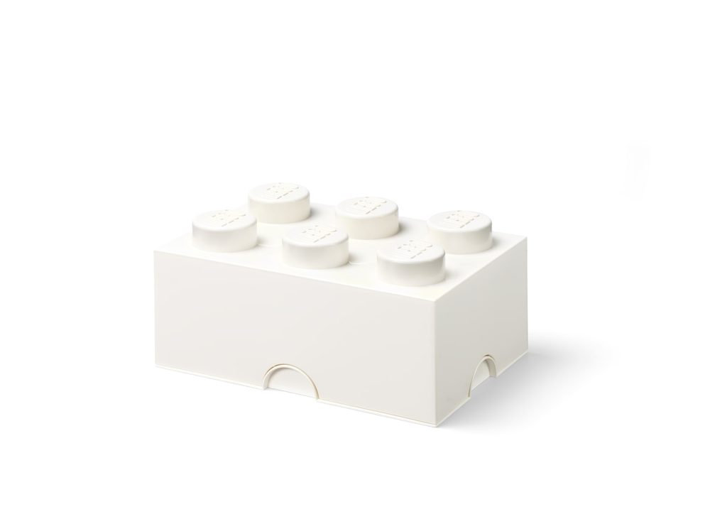 Levně LEGO úložný box 6 - bílá