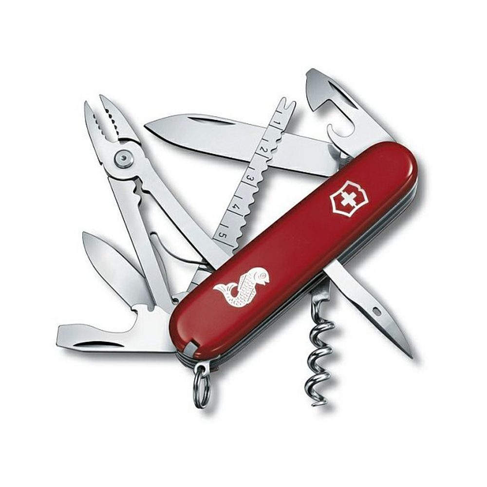 Levně nůž 18-funkcí 91mm Victorinox Angler, kapesní Victorinox