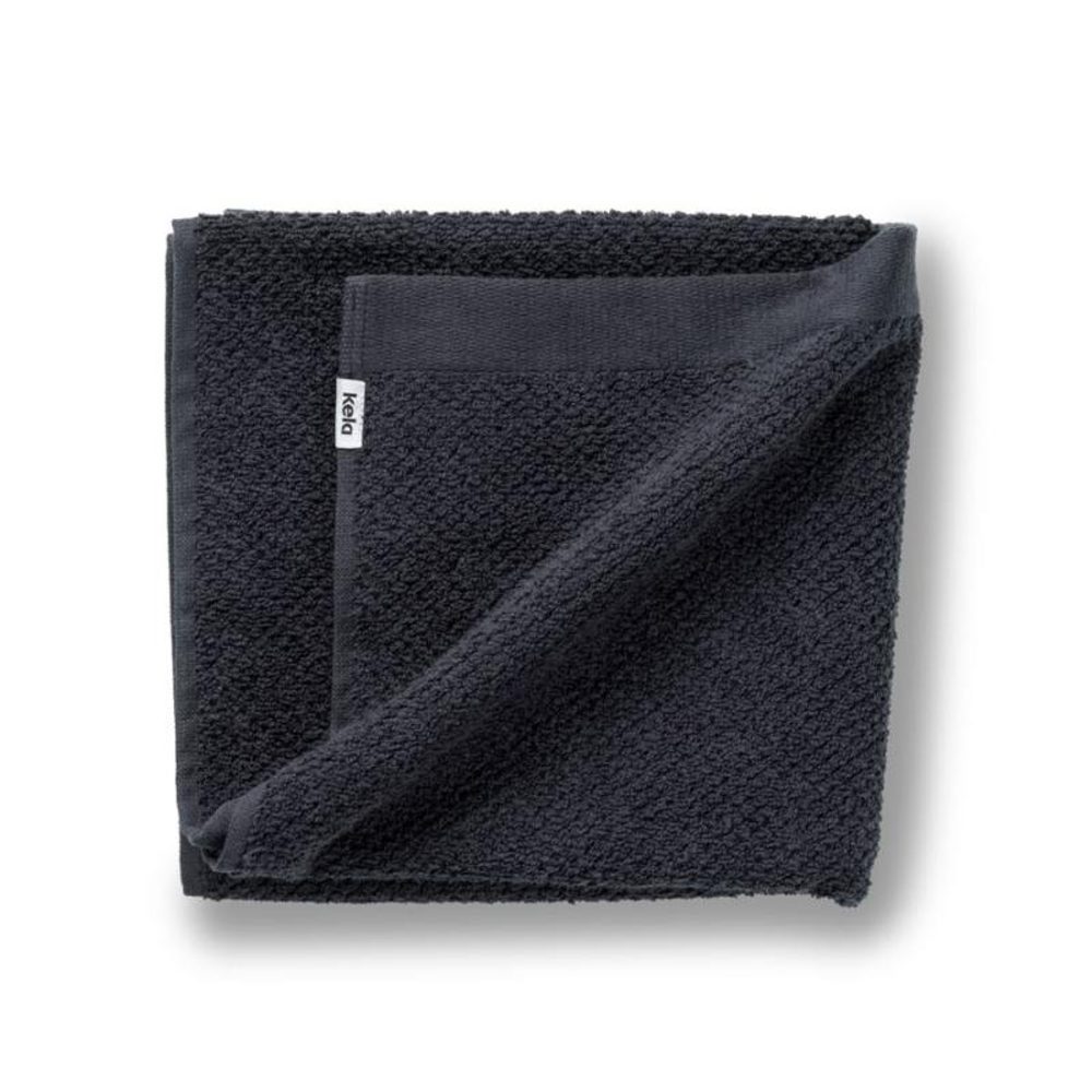 Levně KELA Ručník LAVINIA 100% bavlna černá 50 x100cm KL-23942