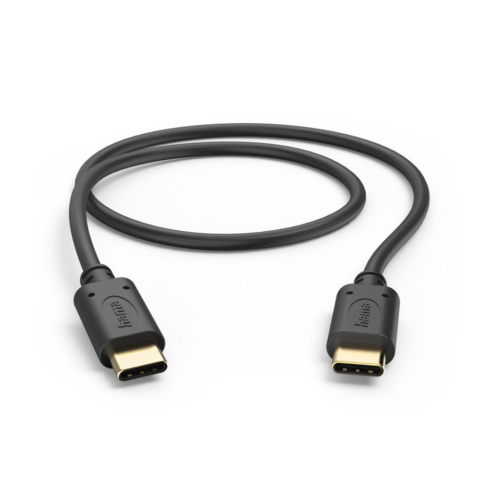 Levně Hama kabel USB-C 2.0 typ C-C 0,5 m, černý