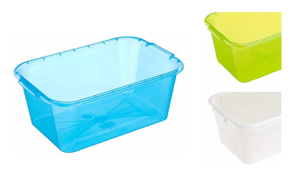 Levně dřez 9l obdél. 35,0x24,0x13,5cm, transp.plast